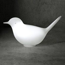 Светящаяся фигурка птицы Pulcino Serralunga Италия, материал 3D пластик