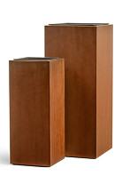 Высокий куб Corten Steel