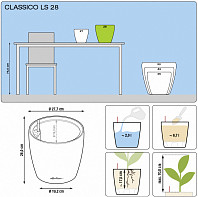 Кашпо CLASSICO Color