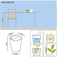 Кашпо MINI-DELTINI