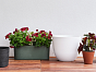 Горшок RE-POT Hoop Round Self Watering Teraplast Италия, материал пластик, доп. фото 3