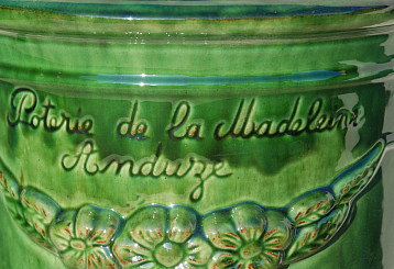 Вазон Fleurs de lys Anduze Франция, материал керамика
