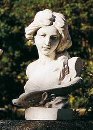 Украшение для сада Busto con cetra Italgarden Италия, материал композитный мрамор