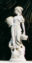 Cтатуя Donna con cesto minore Italgarden Италия, материал композитный мрамор
