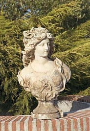 Украшение для сада Busto Donna Italgarden Италия, материал композитный мрамор