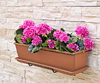Ящик настенный с креплением и поддоном BASIC RECTANGLE WALL KIT