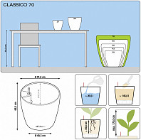 Кашпо CLASSICO Premium