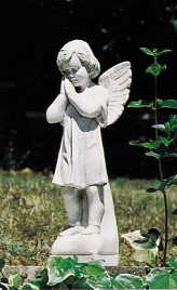 Садовая фигурка Angelo in preghiera Italgarden Италия, материал композитный мрамор